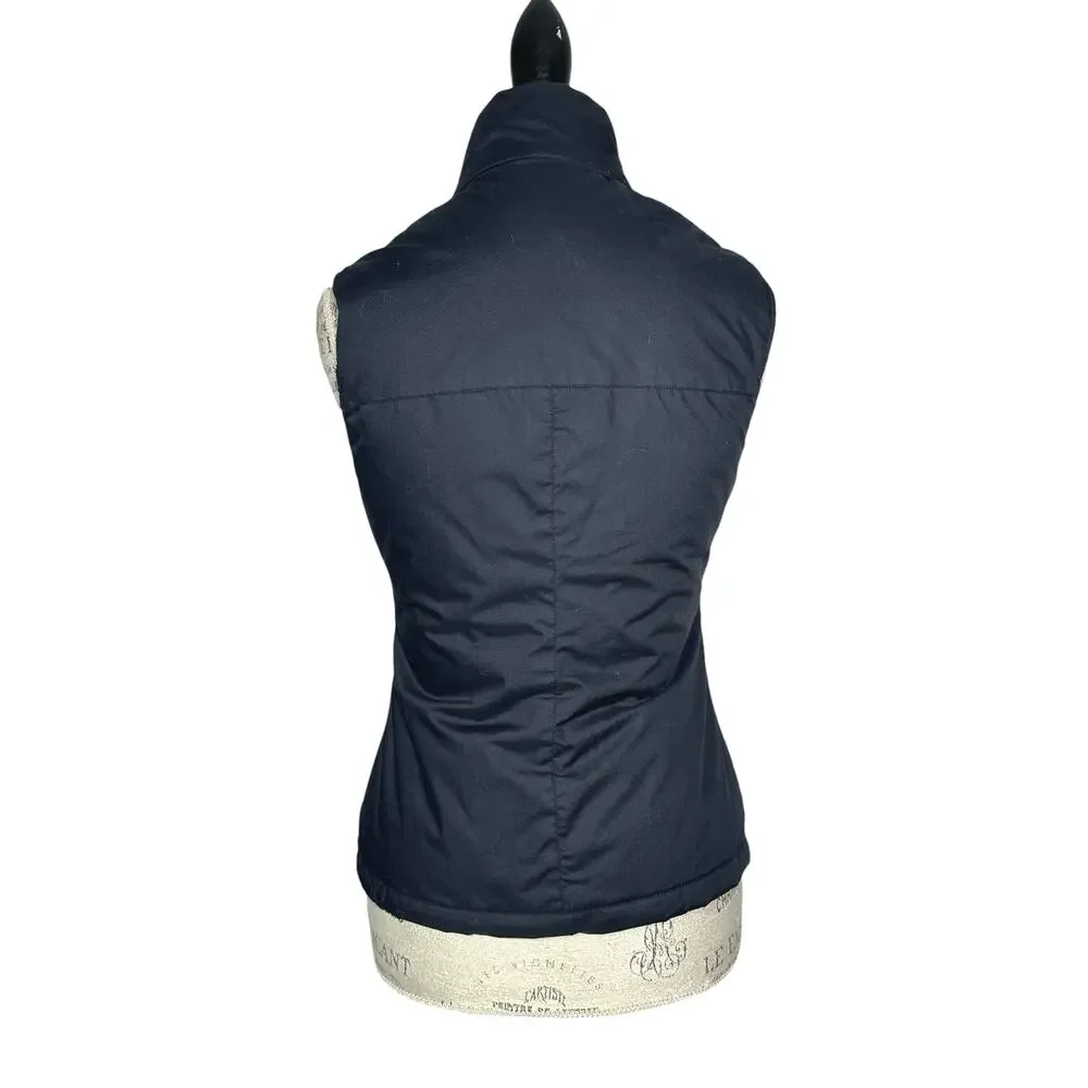 Lacoste | Women | Black Quilted Sporty Chic Layering Puffer Vest | EU 36 Small